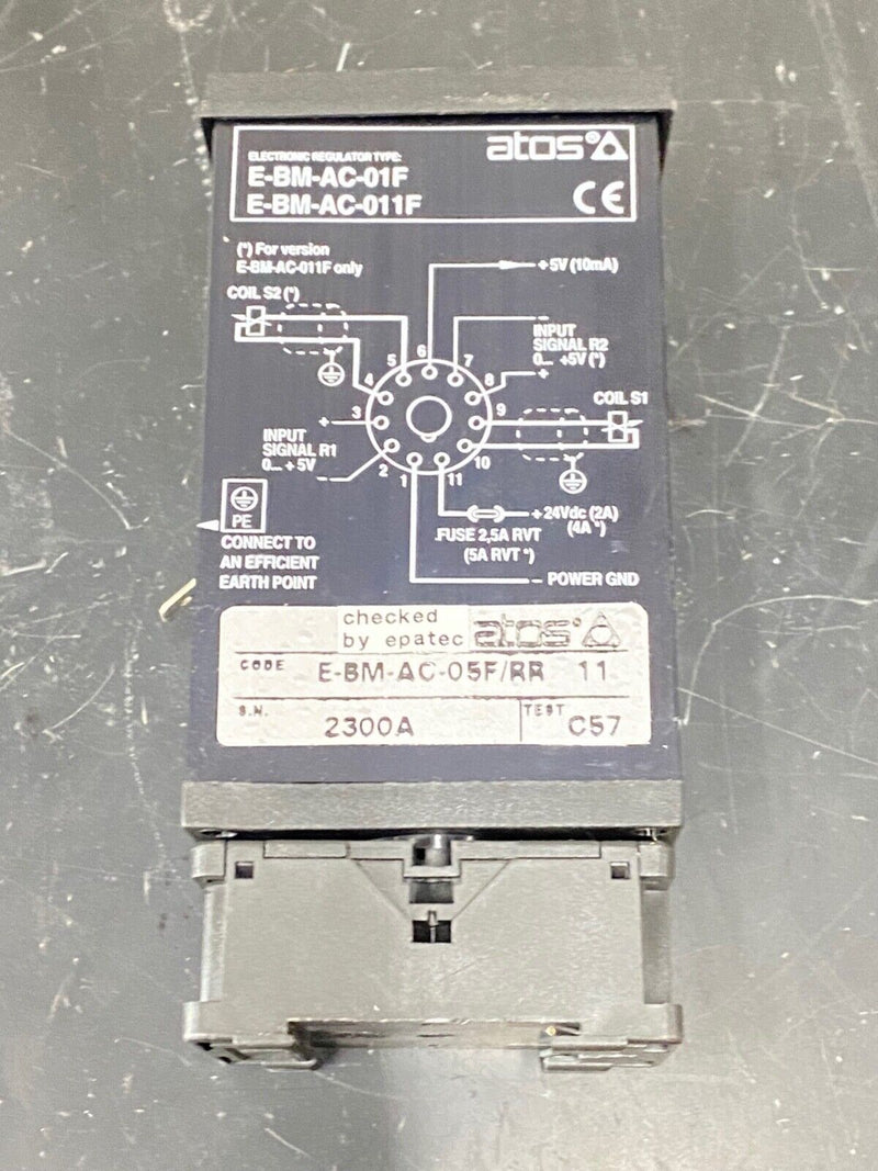 ATOS E-BM-AC-05F / RR 11 Electrical Amplifier, (E-BM-AC-01F / E-BM-AC-011F)