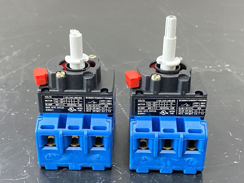 2 PCS. Kraus & Naimer KG 32A Disconnect Switch - Without Knob