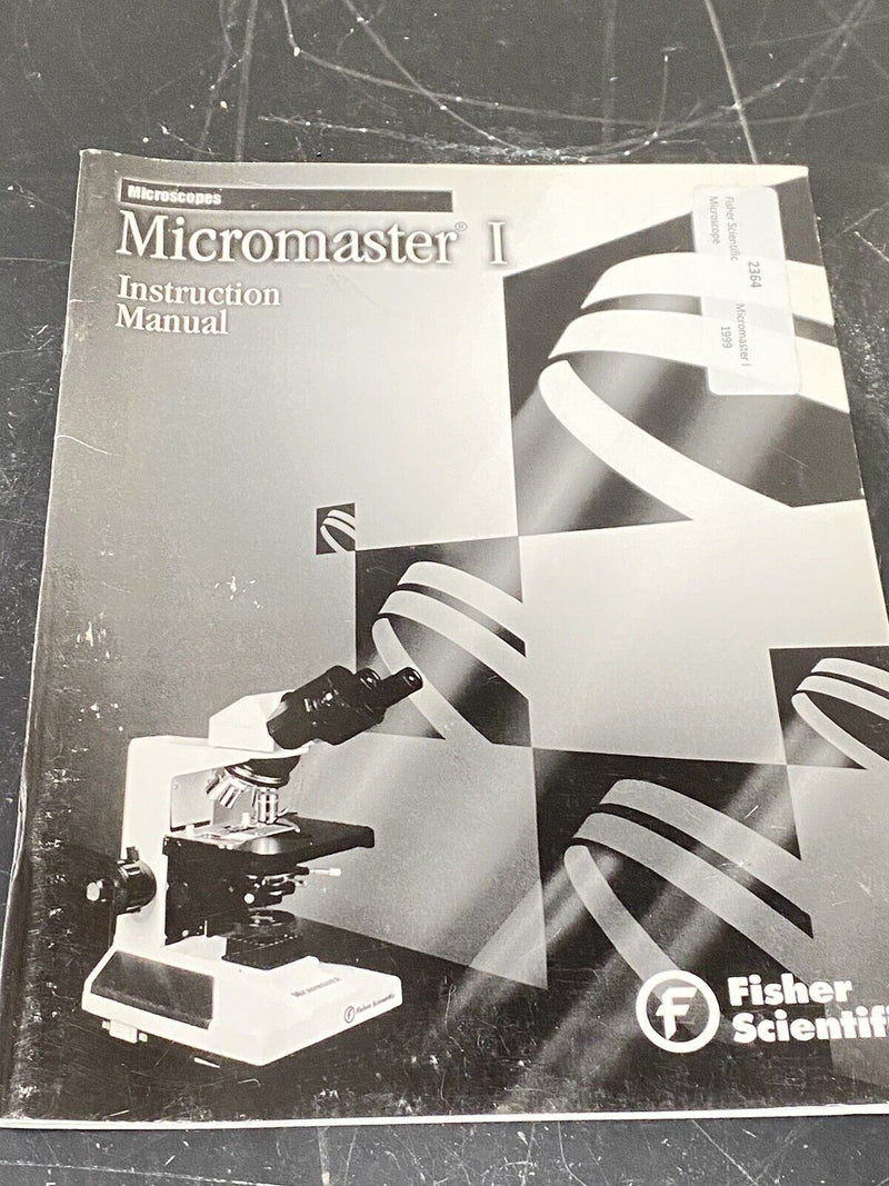 Fisher Scientific micromaster 1 microscope 1999 - User Guide / Manual