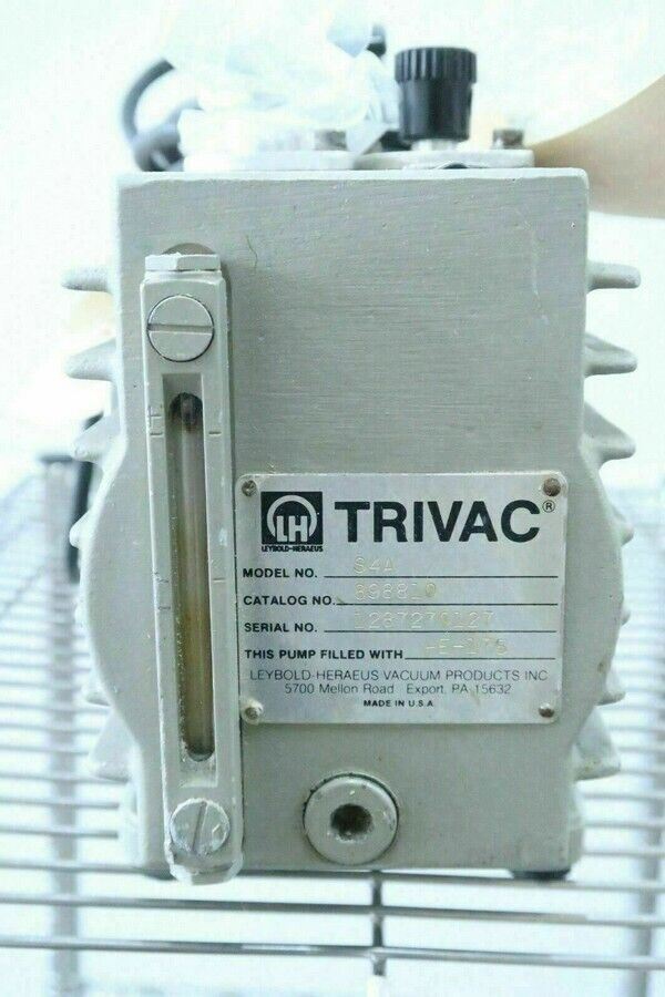 Leybold TRIVAC S4A Rotary Vane Type Vacuum Pump