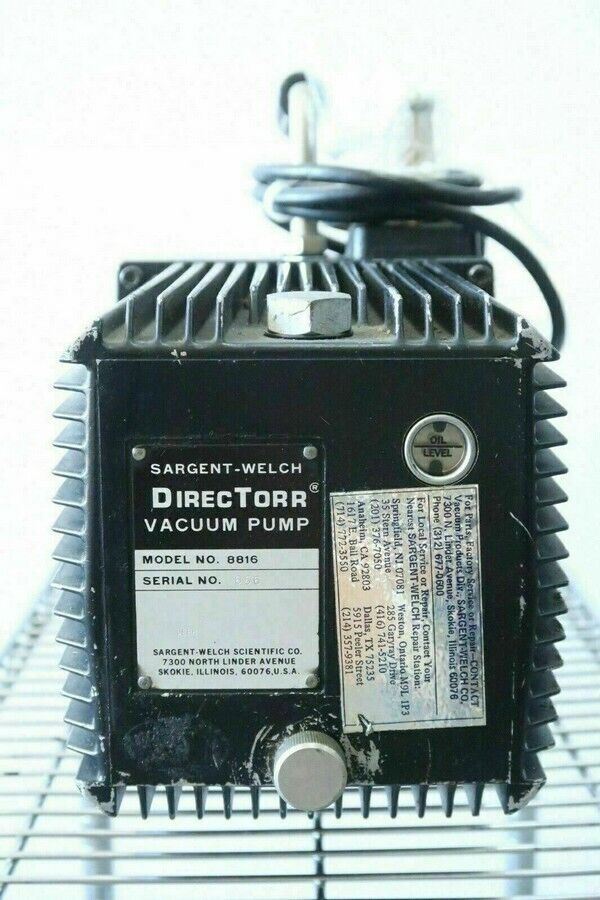 Sargent Welch 8816 DirecTorr Rotary Vane Type Vacuum Pump