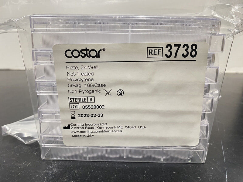 Costar 3738 24-well Clear Plate Sterile (5/pk) laboratory