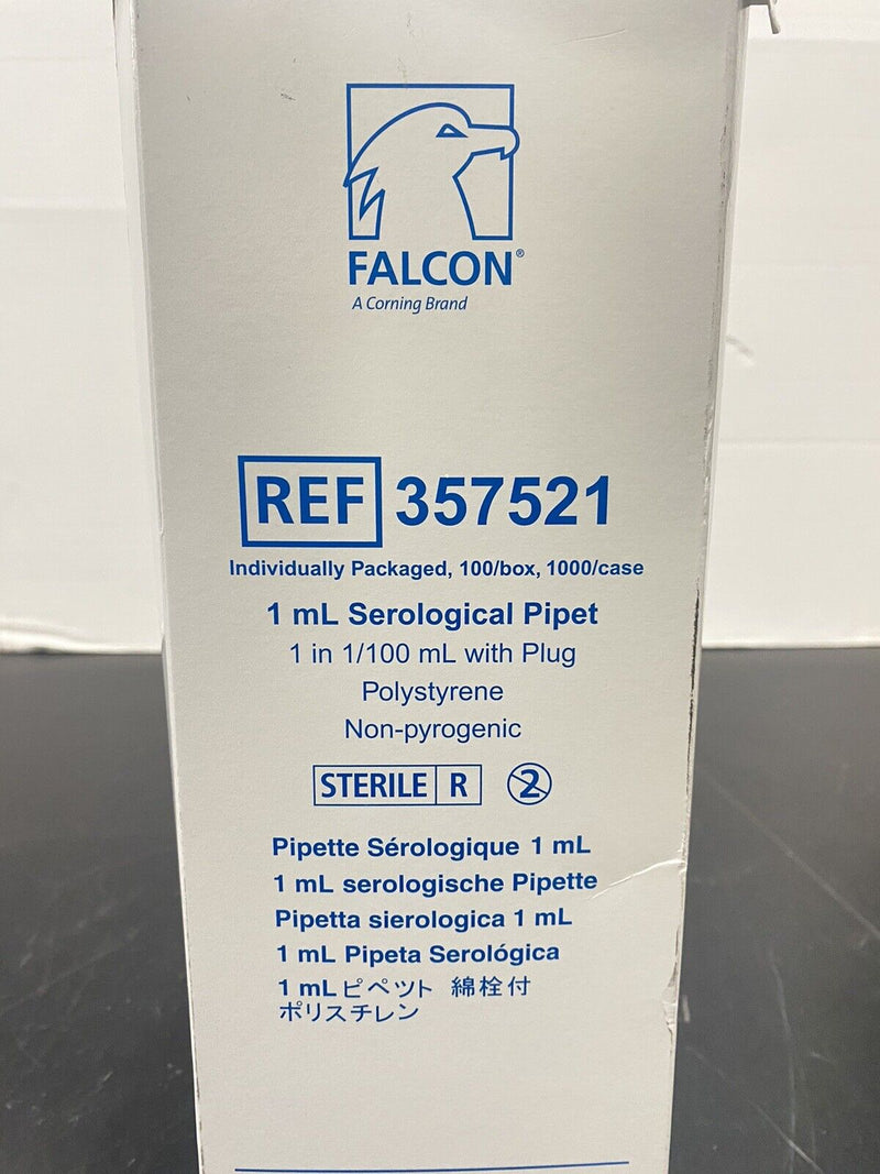 Falcon 1mL in 1/100mL Sterile PS Disposable Serological Pipets 357521