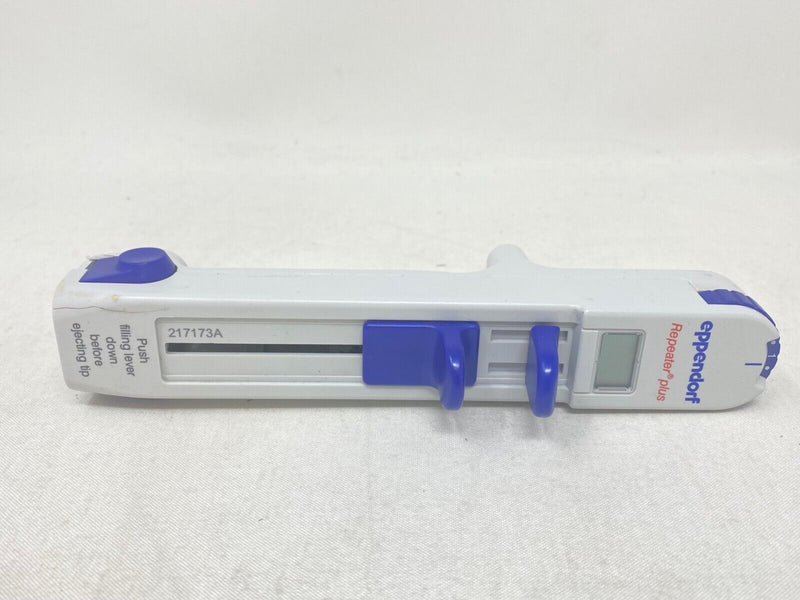 Eppendorf Repeater Plus Handheld Electronic Pipet Pipette