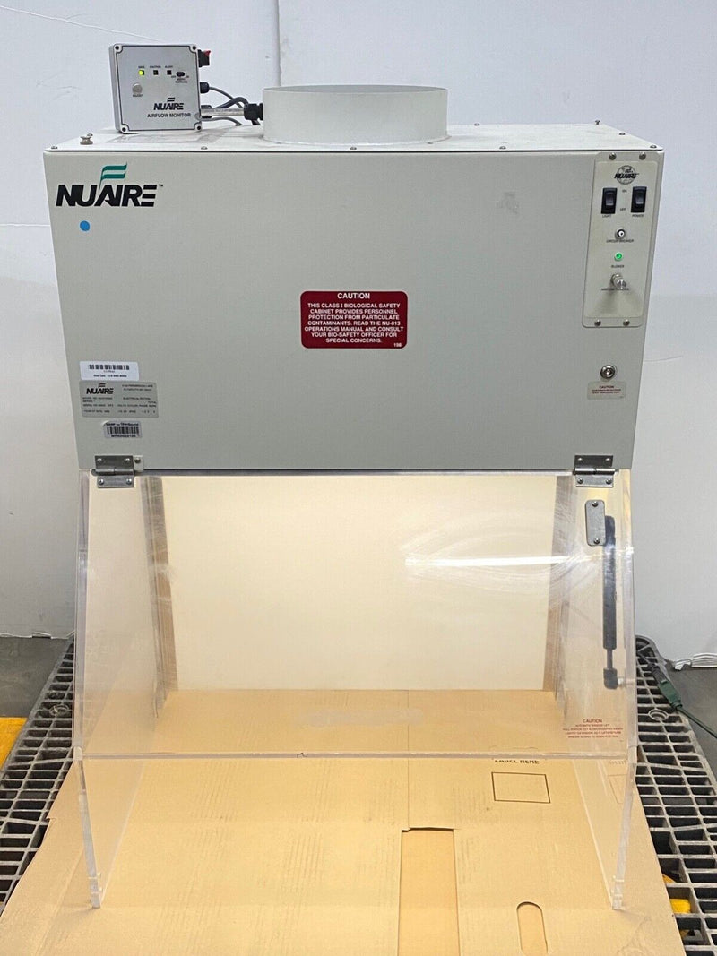 Nuaire NU-813-300 Class I Ventilated Enclosure, 3' Safety Fume Hood Lab Cabinet