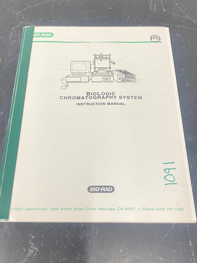 Bio-Rad Biologic Chromatography System - User Guide / Manual / Instructions Book