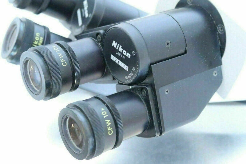 Nikon Microscope Teaching Dual Binocular Head + Eyepieces for Labophot, Optiphot
