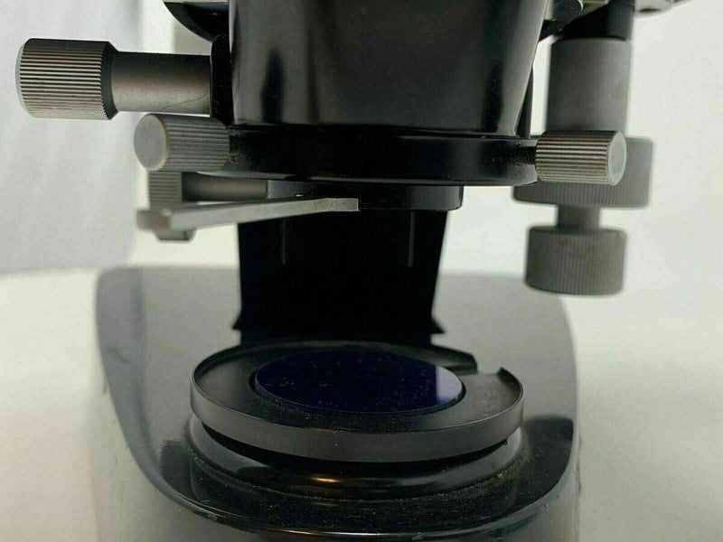 Leitz Wetzler Laborlux Binocular Microscope w/ 3.5X & 10X Objectives + Condenser