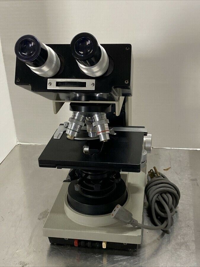 Bausch + Lomb Optilume Balplan 31.32.13 Binocular Microscope 100x 40x 10x Lenses