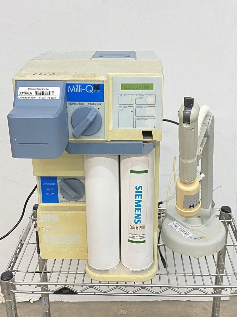 Millipore Milli-Q PLUS (ZD5311595) Laboratory Ultra-Pure Water Purifier System