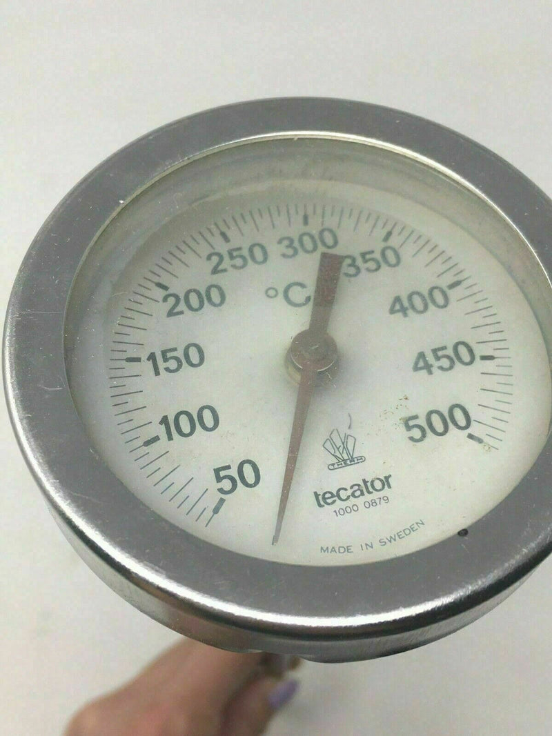 Tecator (1000 0879) Temperature Gauge, 50-500 Deg Celcius Thermometer, 12" Long