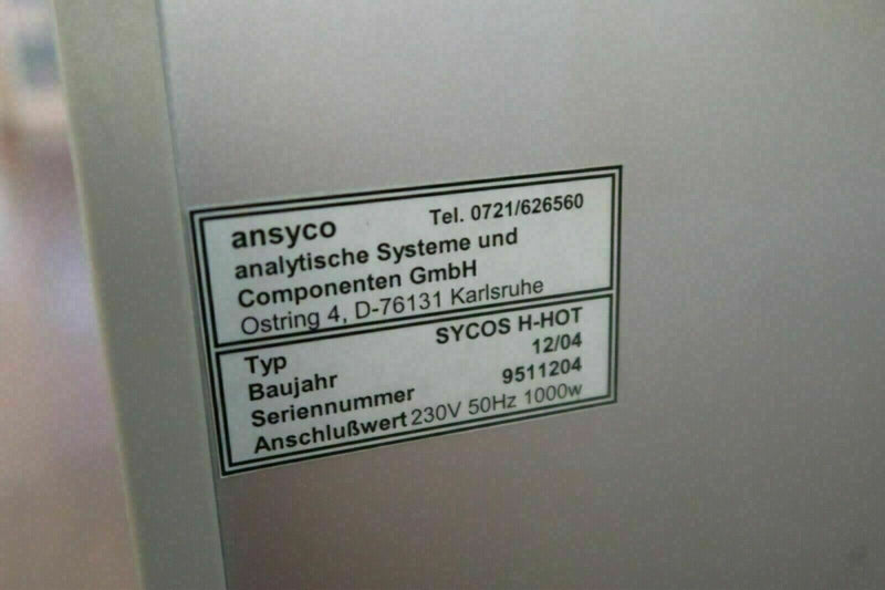 Ansyco SYCOS H-HOT Humidity & Temperature Controller