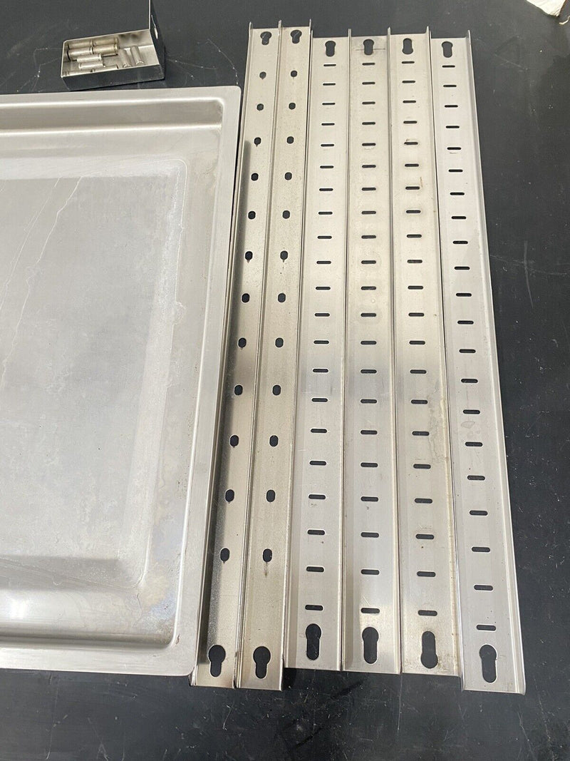 Incubator Refrigerator Freezer Shelve (19" x 19”) + Bracket Rails