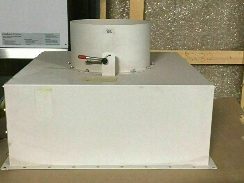 Safety Cabinet Lab Hood Fume Exhaust, 25” x 26” with 12” Dia. Top Outlet Opening