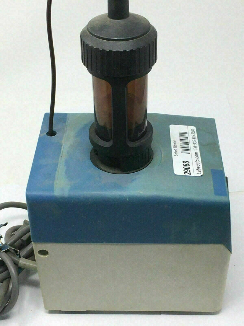 Schott Gerate Great Lakes Instruments Piston Burette Titration Titrator, T80/50