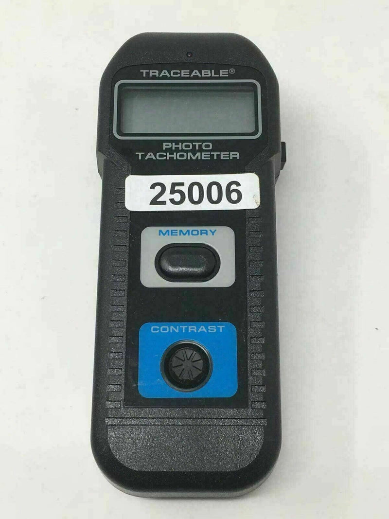 Control Company 20904-012 Traceable Photo Digital Tachometer with Case