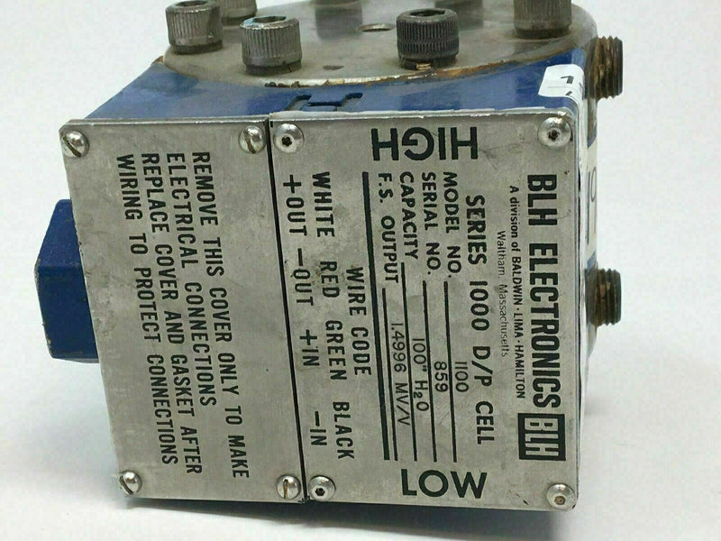 BLH Electronics Series 1000 D/P Cell Pressure Transducer, Model