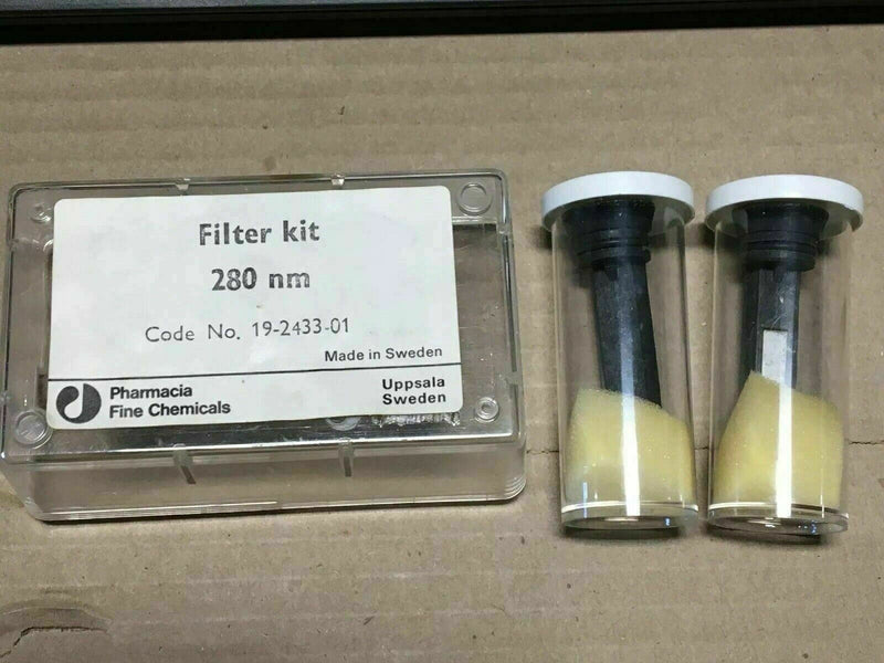 2PCS Set Pharmacia Biotech 280nm Filter Kit (19-2433-01) FPLC Component