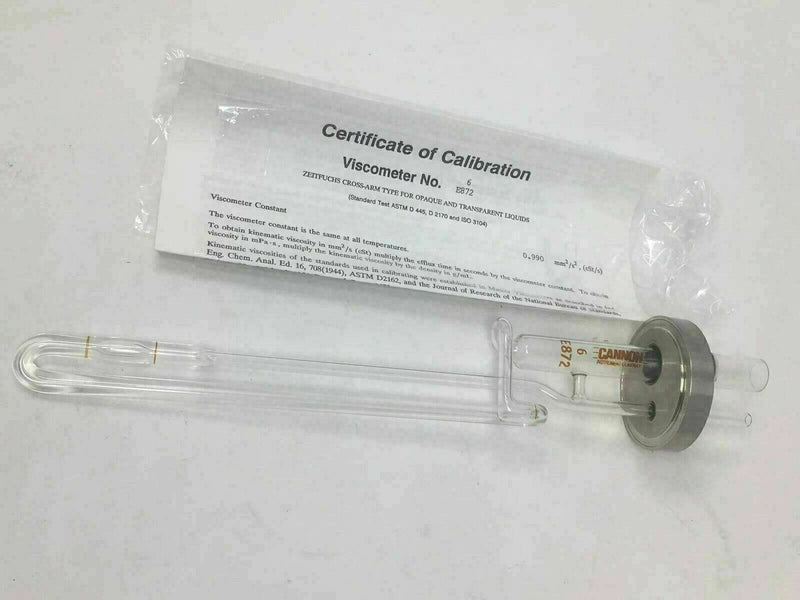 New CANNON - Size 6 (E872) - Glass Tube, Viscometer Accessory