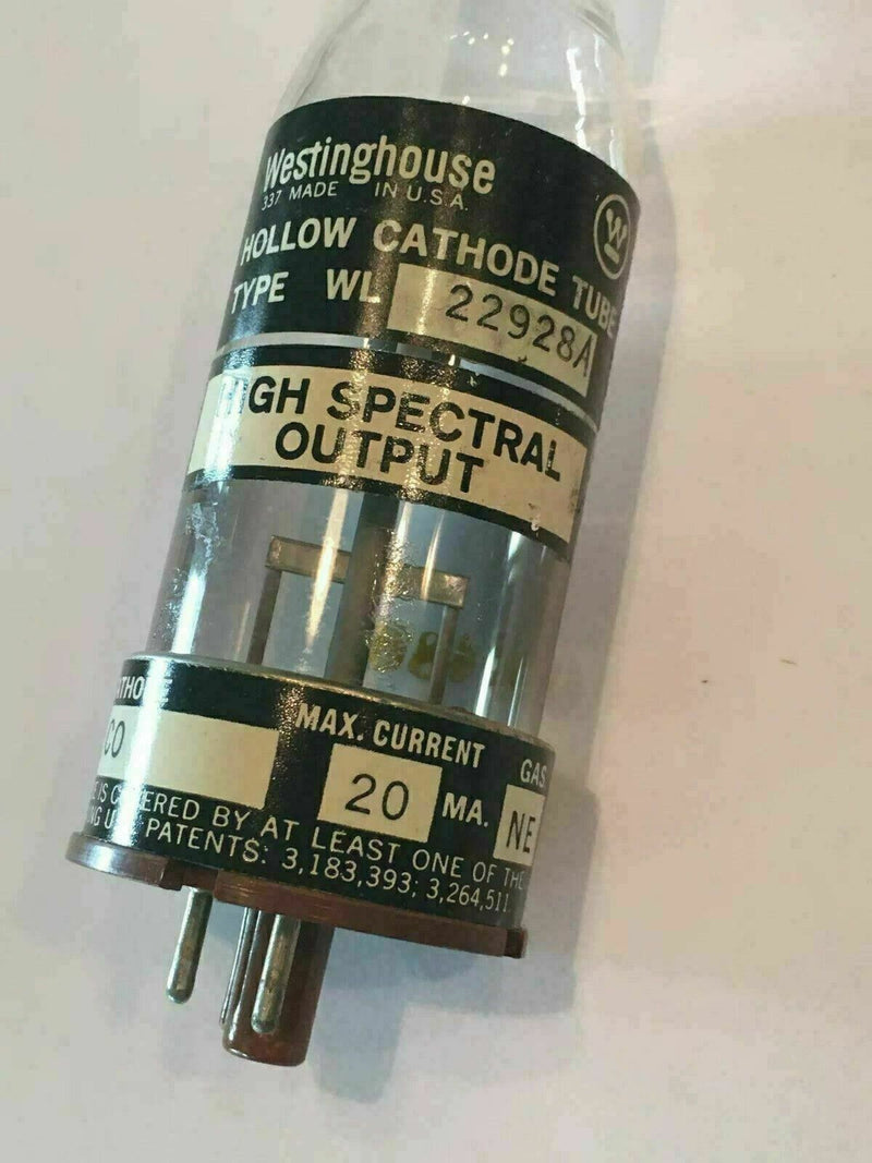 Westinghouse Type WL-22928A Hollow Cathode Lamp Tube, Element: Co - Cobalt