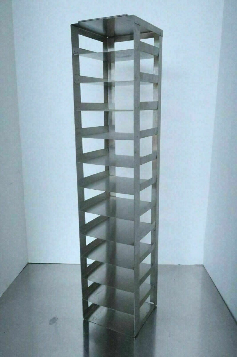 Stainless Steel CRYOGENIC CRYO Storage Freeze Dry Rack, (26" x 5-1/2" x 5-1/2")