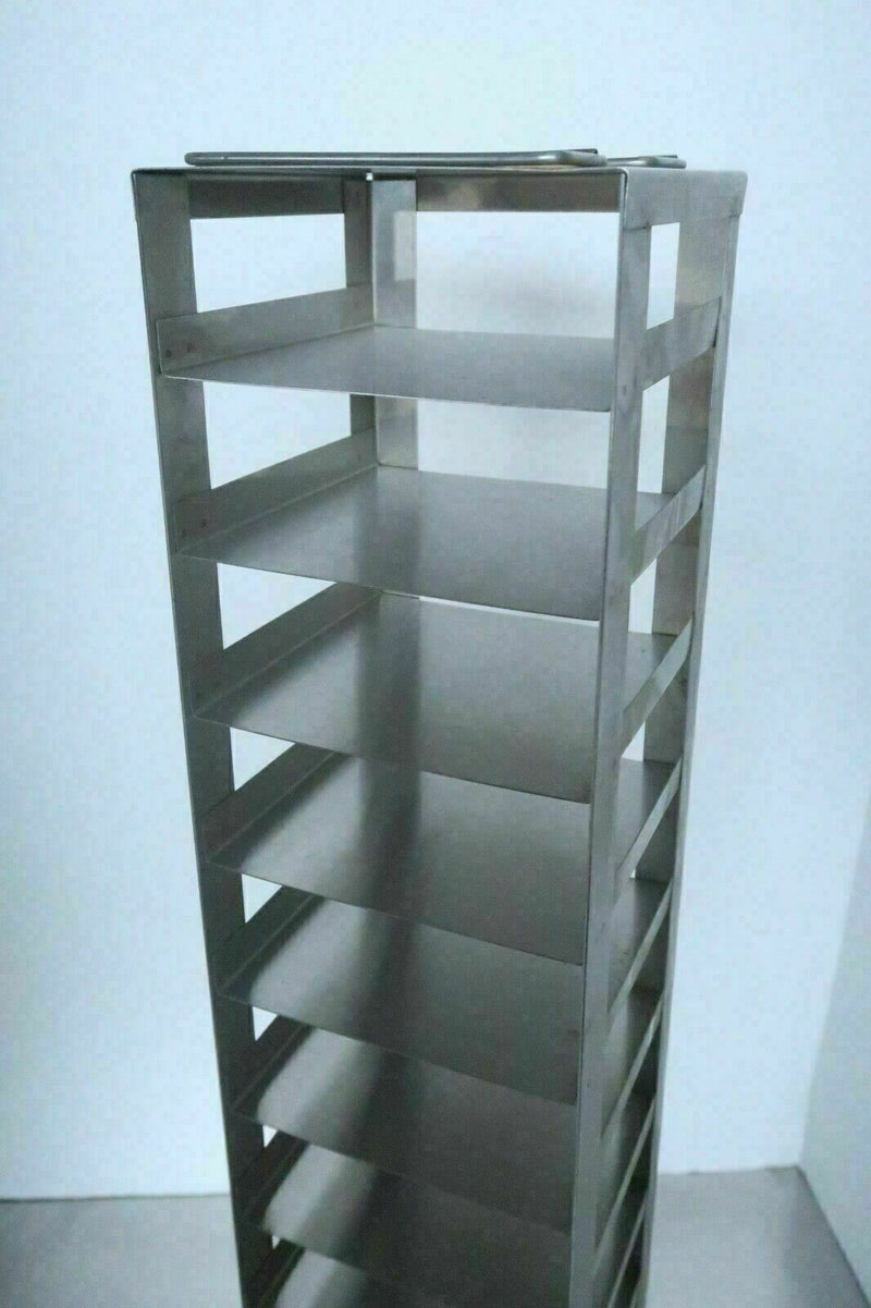 Stainless Steel CRYOGENIC CRYO Storage Freeze Dry Rack, (26" x 5-1/2" x 5-1/2")