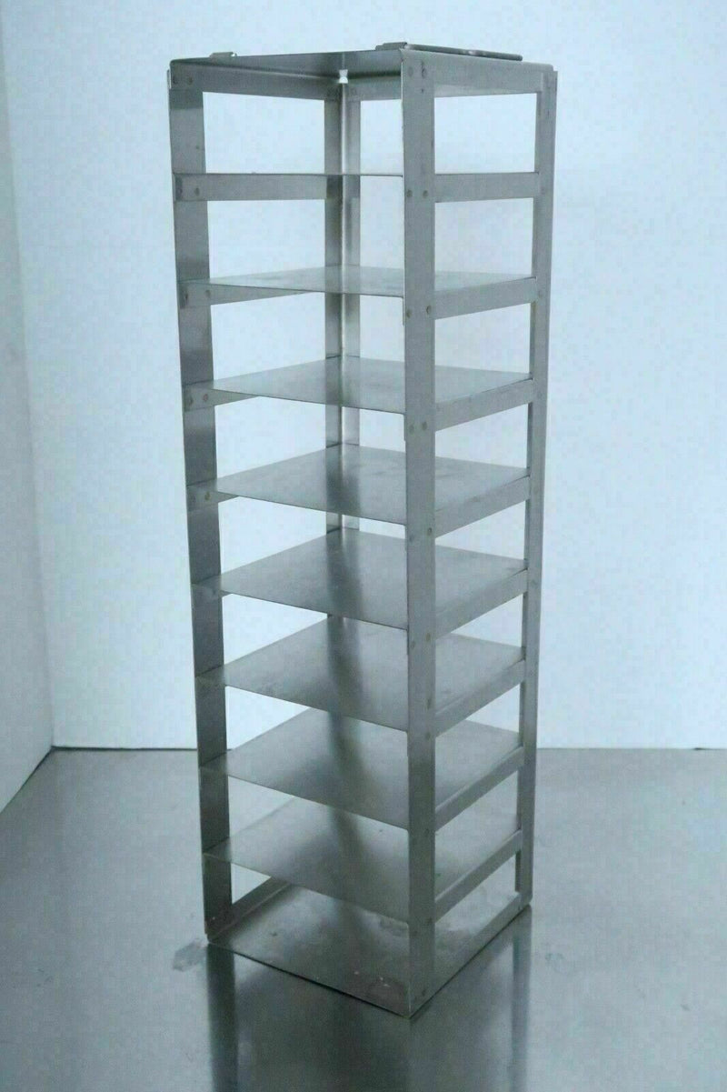 CRYOGENIC Cryo Freeze Dry Lab Storage Freezer Rack, (19" x 5-1/2" x 5-1/2")
