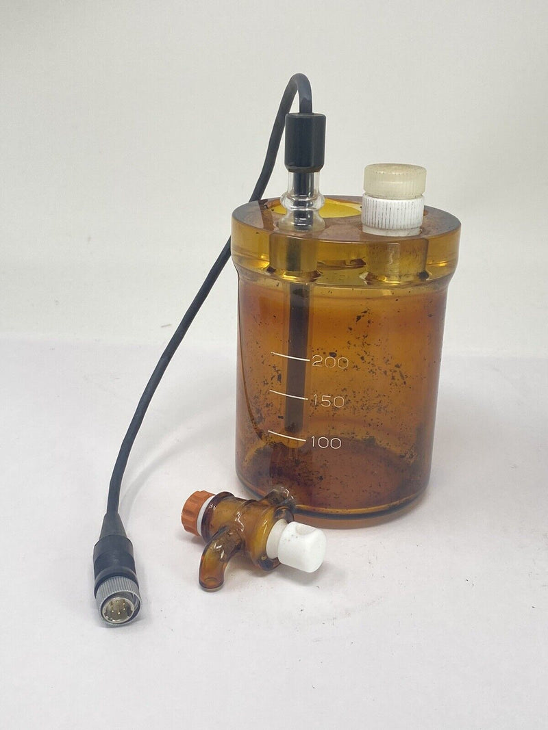 Titrator Stirrer Glass Vessel, Laboratory Glassware for Titration