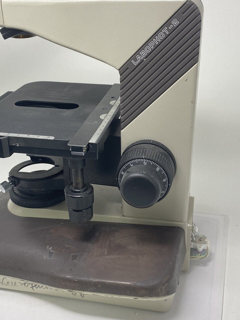 Nikon Labophot-2 Binocular Microscope, For Parts/Repair