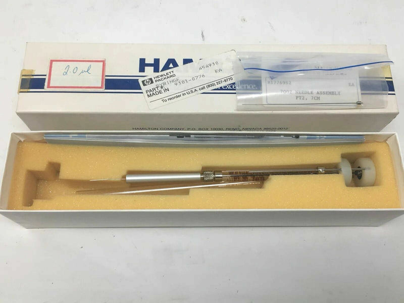 Hewlett Packard HP #9301-0776 Needle 2 uL Microliter #7002 Syringe