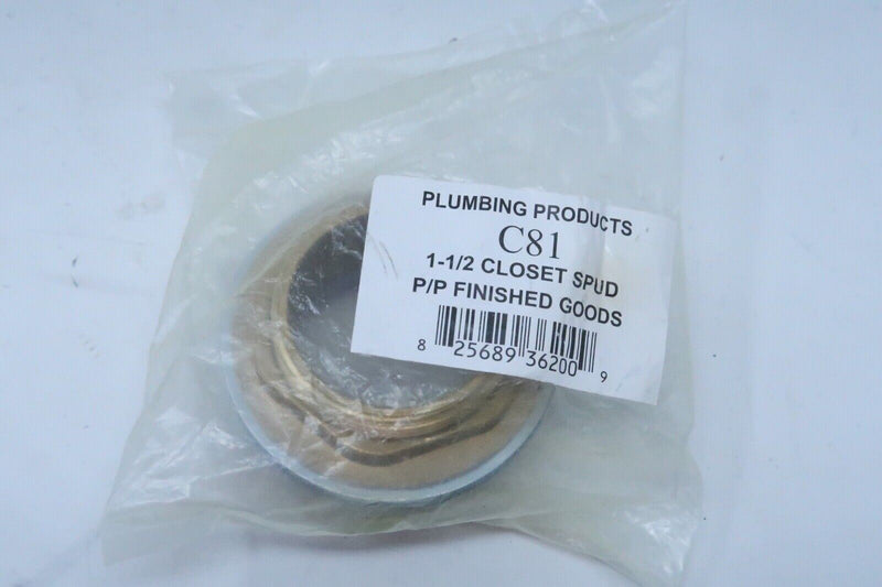 new Plumbing Products C81, 1-1/2" Closet Spud Brass Fitting