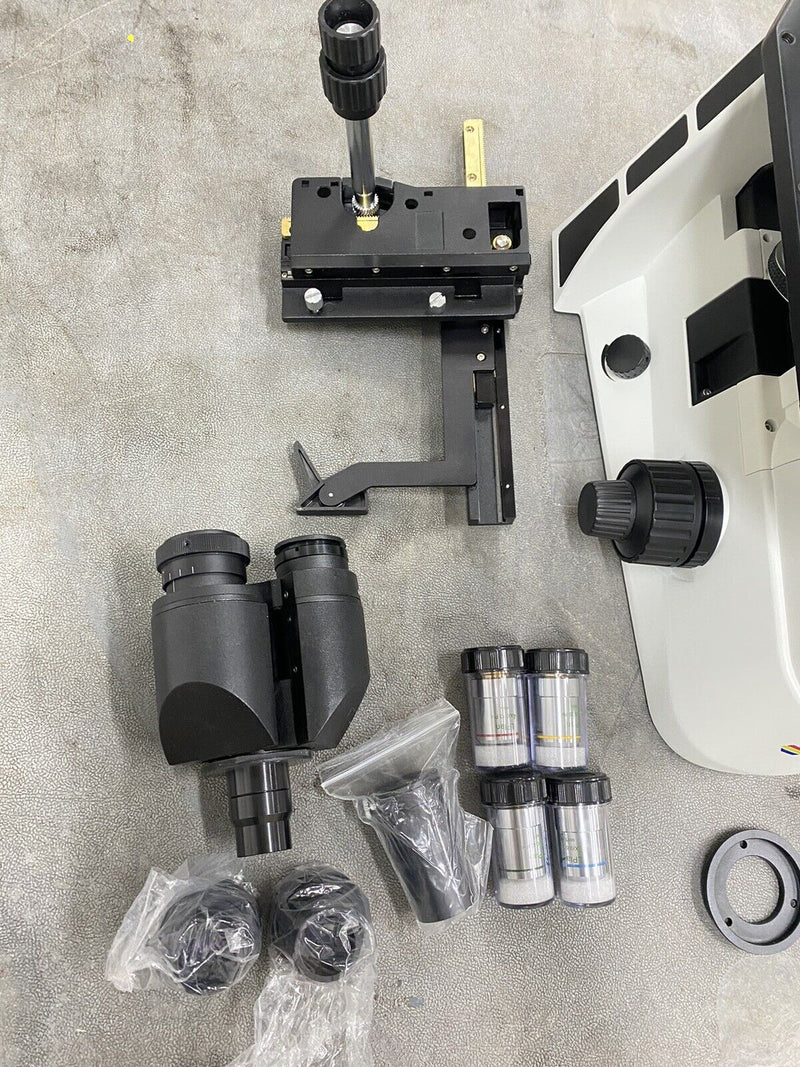 new Laxco LMI-3000 Inverted Phase Contrast Microscope LMI3-PH1 with Accessories