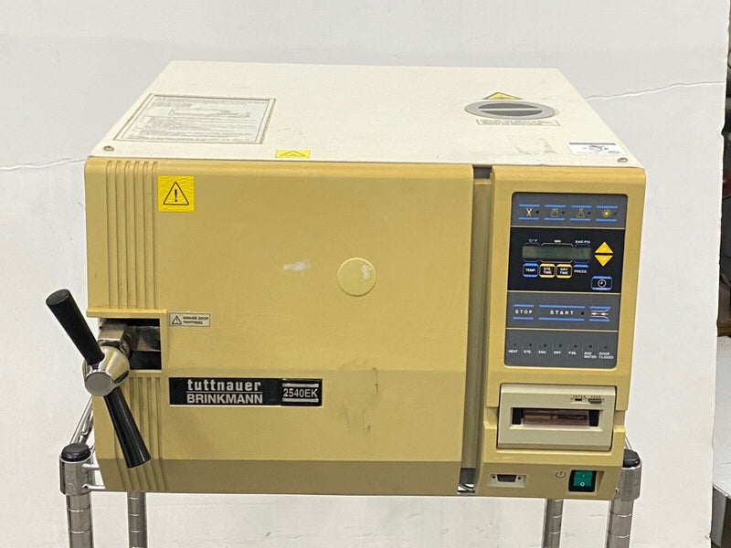 Tuttnauer Brinkmann 2540ek Bench Model Autoclave