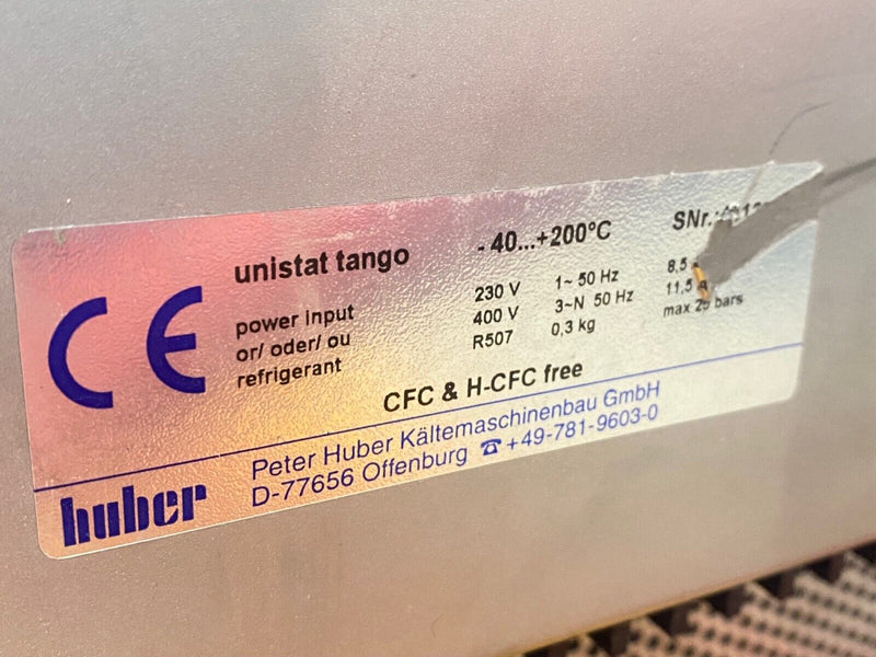 Huber Unistat Tango Temperature System, Recirculating Chiller [-40 to +200C]