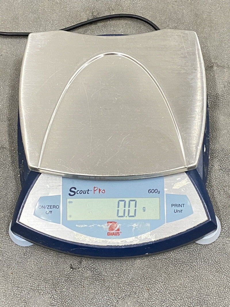 Ohaus Scout Pro SP601 analytical lab scale digital balance 600g / 100mg USB