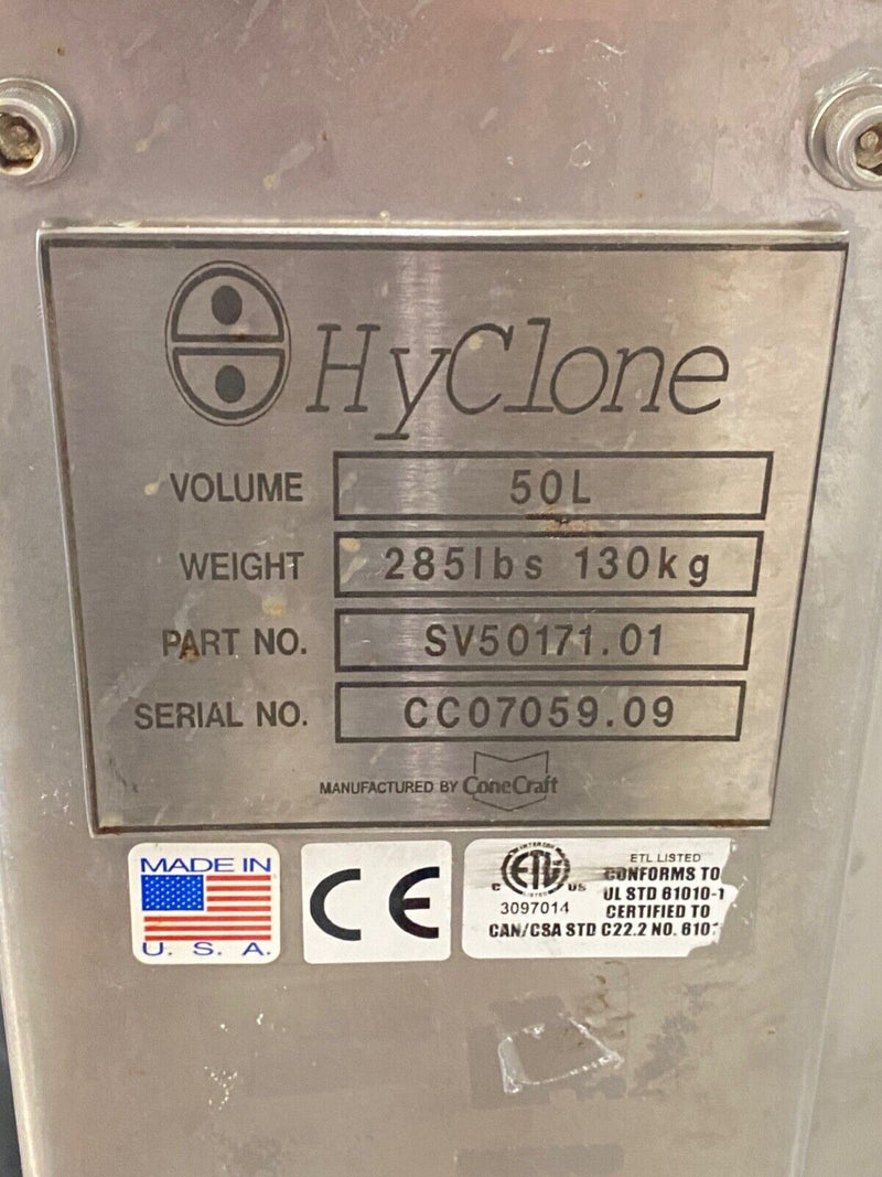 Applikon I-CONTROL XL Bioreactor Controller + Hyclone 50L Vessel SV50171.01