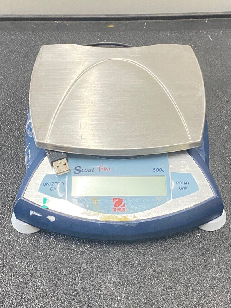 Ohaus Scout Pro analytical lab scale digital balance SP601 600g / 100mg, USB